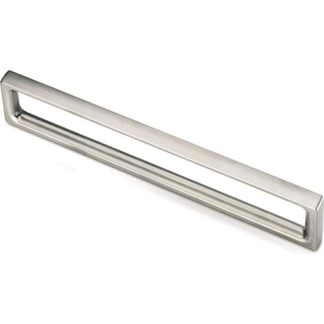 Poignée de porte d'entrée à cylindre – Entraxe 160 mm – Longueur 169 mm – Pour bois dur – Finition soignée – Verges (1/2)