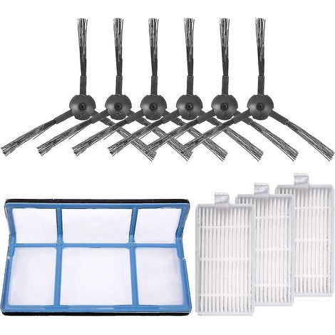 Remplacement pour aspirateur robot iLife V3, V3S, V5, V5S et V5S Pro : 1 filtre principal + 3 filtres + 6 filtres (1/5)