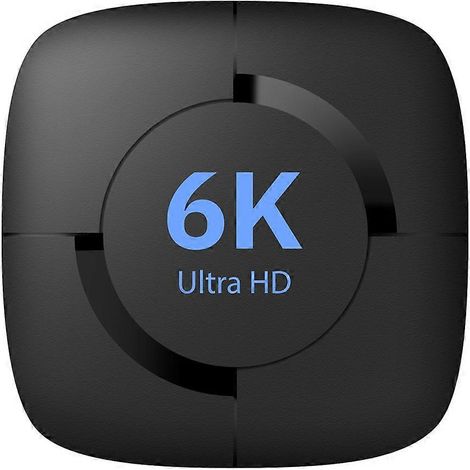 Boîtier TV Android 14.0 6K, 2 Go de RAM, 16 Go de ROM, RK3518/RK3528, Wi-Fi 2,4 GHz/5 GHz, lecteur multimédia 6K, décodeur, prise US (1/5)