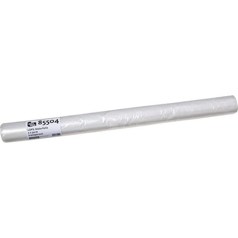 Film pour travaux de peinture en LDPE 2 x 50 mètres UE 1 pièce
