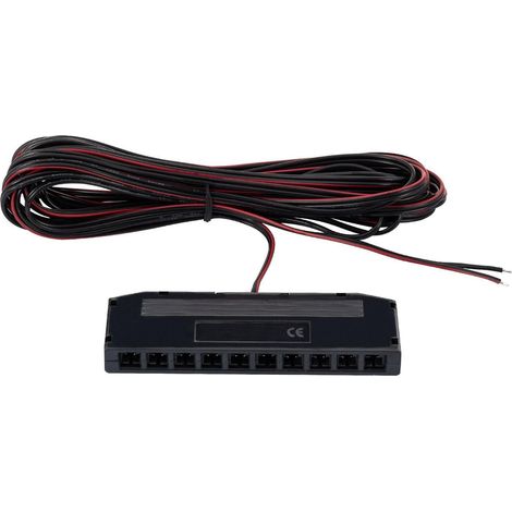 Verteiler-Anschluss-Set mit 6-10 Ausgängen + 5m Anschlusskabel für Stromversorgung Led-Steifen 12/24V 6