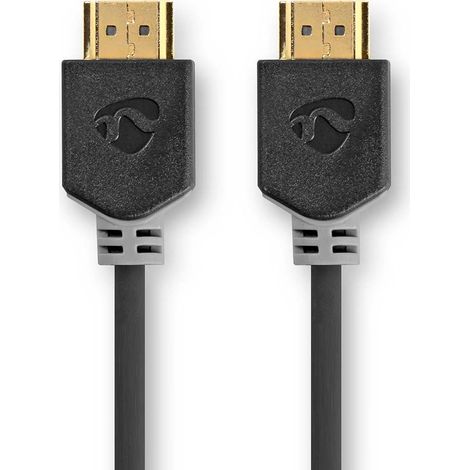 Ultra High Speed HDMI™ Kabel  HDMI™ Stecker  HDMI™ Stecker  8K@60Hz  48 Gbps  1,00 m  Rund  6,0 mm  Anthrazit  Box mit Fenster