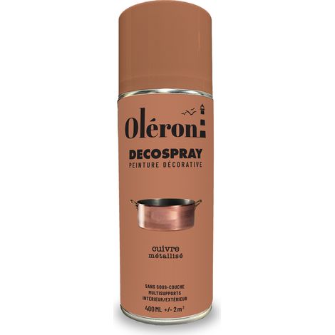 Décospray Cuivre 400ml Peinture Aérosol Décorative Couleur Cuivre - Technima