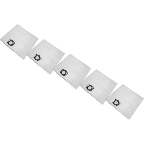 vhbw 50x Sacs compatible avec Kärcher WD 5.300 M, WD 4 V-20/5/22, WD 5.200 M, WD 5.300 aspirateur - microfibre non tissée, 51cm x 43cm blanc (1/4)