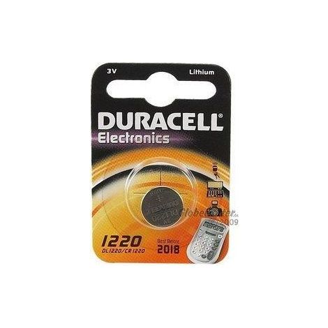 Blister da 1 pila a bottone al litio 3V Duracell - CR1220, DL1220