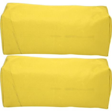 Werkzeugtasche aus Polyester mit Reißverschluss, ideal zur Aufbewahrung von Schlüsseln und Schraubendrehern im Freien. Gelb. (1/5)