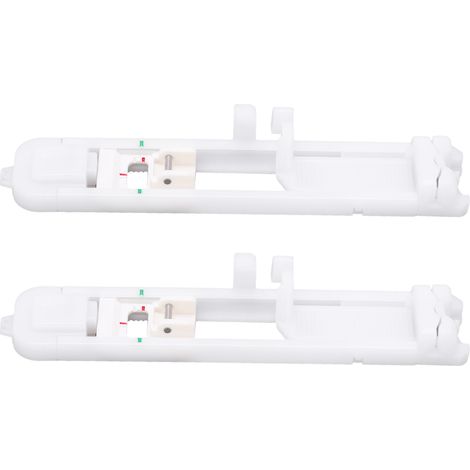 Pied de biche pour boutonnière 1 étape en plastique léger et durable, accessoire pratique pour machines à coudre domestiques, lot de 2 pièces (1/5)