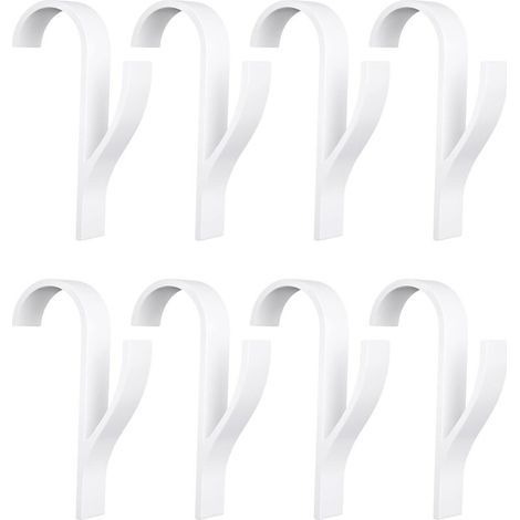 ZOLGINAH Set di 8 ganci per scaldasalviette per bagno, cucina, toilette (1/5)