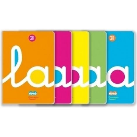 LIBRETA LAMELA FORMATO A4 RAYADO 3 MM - 50 HOJAS POLIPROPILENO 90 GRS. LAMELA 06A4P03