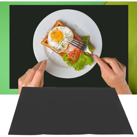 Protecteur de Plaque à Induction Anti-Dérapant en Silicone - Tapis Isolant pour Cuisine (Format Rectangle)