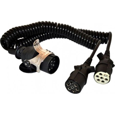 Spirale elettrica adattatore TPU 1X15 POLI 24V 3.5 LL Per motrice e rimorchi