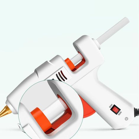Pistolet à colle thermofusible bâton de colle manuel colle thermofusible ménagère high tack strong - blanc, 7mm bâton de colle, 1pc (1/3)