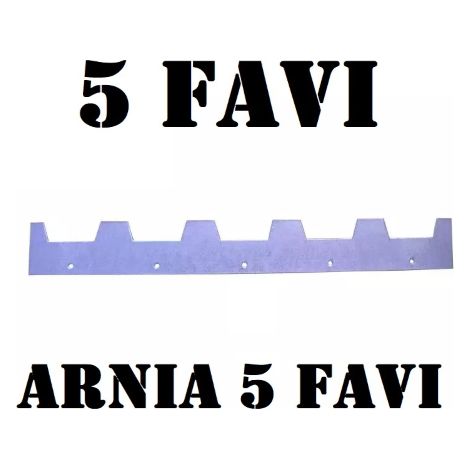 Distanziatore da 5 favi per nido da 5 telaini in lamiera zincata MADE IN ITALY