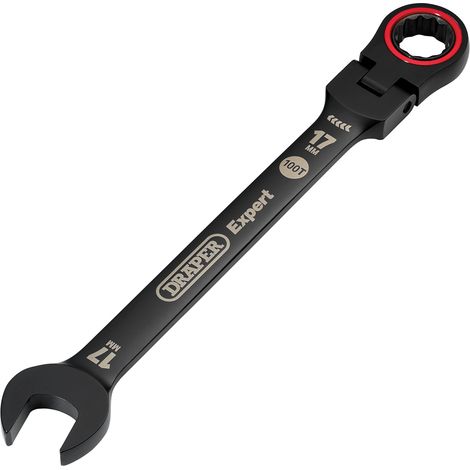 Draper 03924 17mm Flex Head Ratchet Spanner