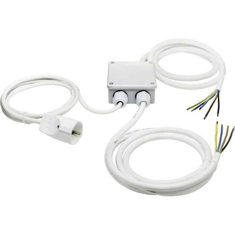 caja de conexión heitronic 500580 precableada 200 cm