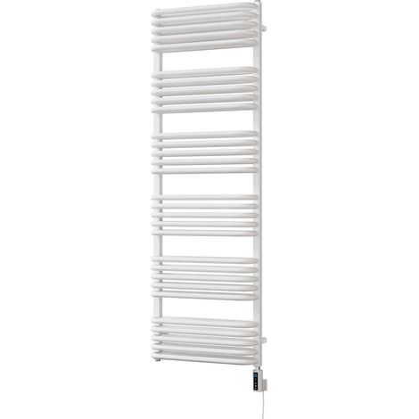 Crossmoor - White Electric Towel Rail H1533mm x W500mm 1200w Thermostatic WIFI (1/2)