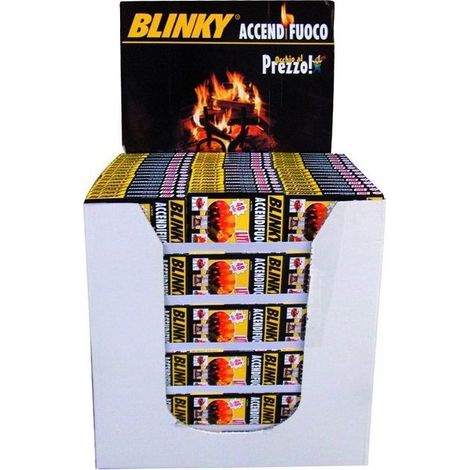 BLINKY 8011779357495 Blinky Accendifuoco -Lite Pall-Box 270 Cubo con 48 Cubetti Accendifuoco inclusi colore Nero