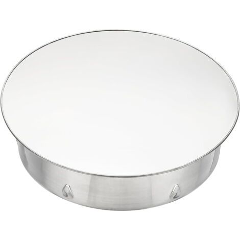 BARKBUSTERSCouvercle de cheminée, étanchéité réglable, couvercle de trou rond, adapté aux tuyaux de diamètre 200 mm, argent (1/5)