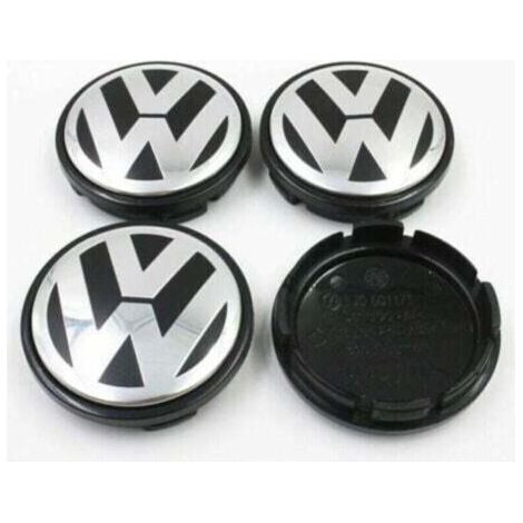 Lot de 4 Cache-Moyeux Aluminium ABS 65mm pour Jantes - Nouveau Design & Protection (1/3)