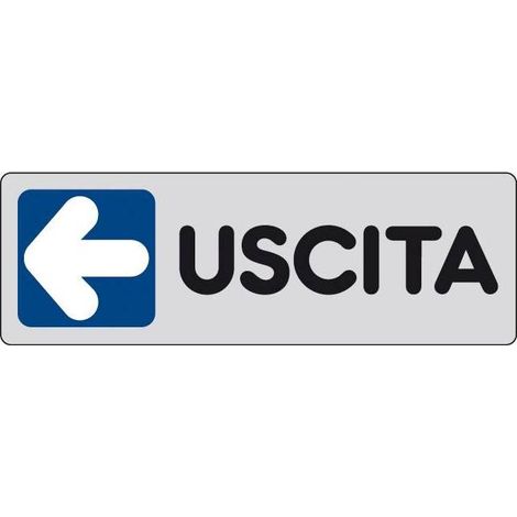 ETICHETTA ADESIVA 150X50 USCITA (SX). Prezzo per 1 pezzo.