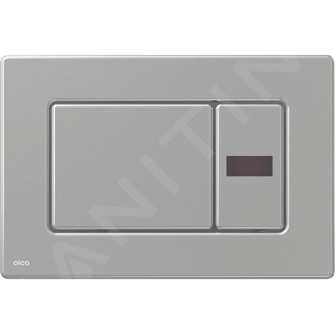 Alca - Contrôle électronique de la chasse d'eau, Antivandalisme, alimentation électrique, acier inoxydable M279S (1/2)