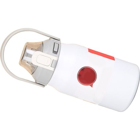 Großer, isolierter Edelstahl-Wasserbecher aus Edelstahl 316, tragbarer Sportkessel, Schneeflockenweiß, 1 Liter (1/5)