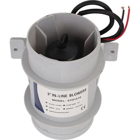 Ventilateur de Cale Marine 12V 3 Pouces, Silencieux pour Bateaux et Yachts, Circulation d'Air Intégrée (1/5)