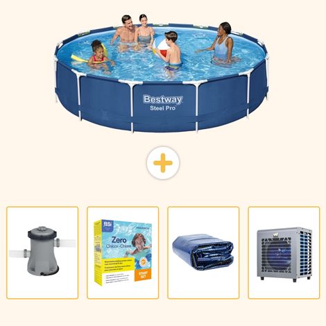 Bestway Bestway Steel Pro Ronde - 396x84 cm - 5-pièces S331 (1/5)