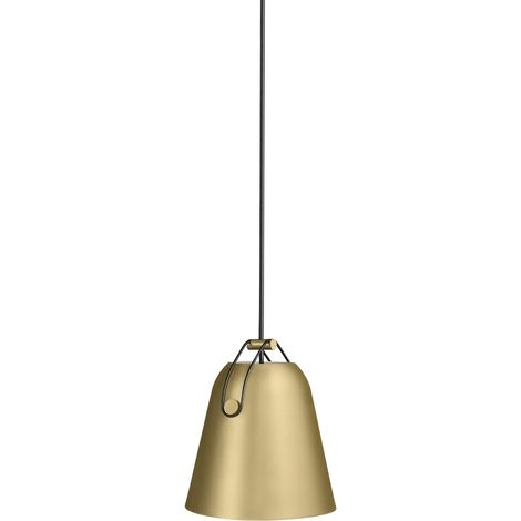 LedsC4 Napa - Lámpara Colgante de Techo LED 15W y 1323lm. Diámetro 18cm. Estructura de Acero. Color Plateado (1/2)