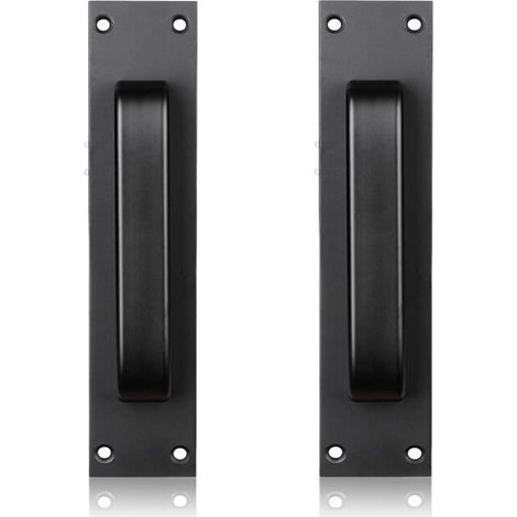Poignée de porte coulissante noire pour cuisine/mobilier/armoire/armoire/poignée de tiroir pour foulards de porte de grange (1/5)