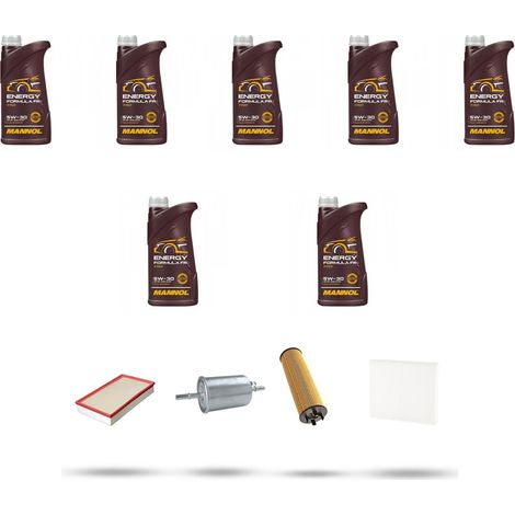 Kit tagliando 4 FILTRI e 7L OLIO compatibile con Volvo S80 2.8 24V T6 200Kw dal 1998 al 2006 (1/5)