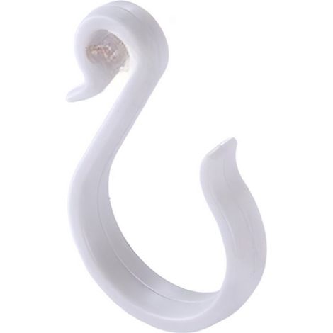 Lichtclips Befestigungshaken für Dachrinnen Außenbereich Kunststoff-Dachrinnenhaken Für dekorative Beleuchtung Beleuchtungszubehör Schwarz (1/5)