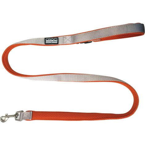 Guinzaglio Reflective Hiking in doppio nylon con imbottitura in neoprene per cani: Nero
