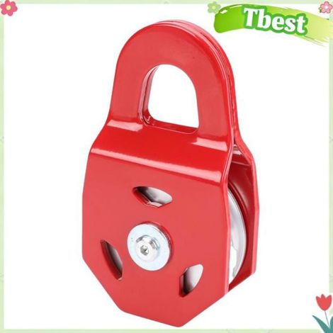Poulie De Remorquage - 8 T - Pour Treuil - Compatible Camion Tracteur VTT UTV - Acier Et Aluminium - Diamètre Câble 15 Mm (1/4)