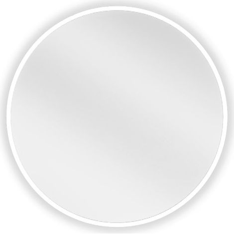 Mexen Loft specchio da bagno rotondo 40 cm, cornice bianca - 9850-040-040-000-20 (1/5)