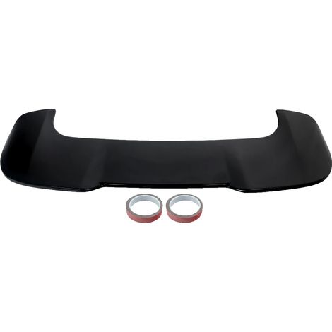 Spoiler trasero para techo, autoadhesivo, fácil instalación, negro brillante. (1/2)