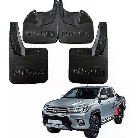 Bavettes de protection de haute qualité pour Toyota Hilux REVO 4WD 2015-2021 - Accessoires inclus (1/5)