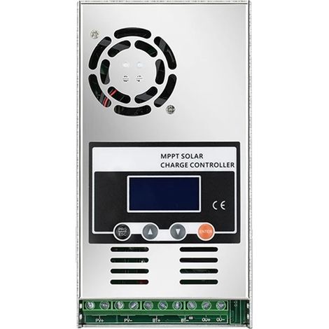 Controlador de carga solar, MPPT de 60 A, detección automática de voltaje, MPPT de 60 A, 12 V, 24 V, 36 V, 48 V (1/5)