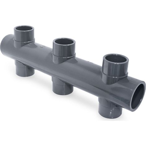 COLECTOR PVC 6VIAS ENC 32