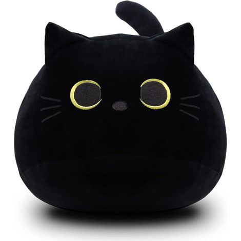 Peluche Chat - 30 cm - Rembourrage Coton PP - Coussin Sieste Bureau Déco - 1 Pièce (1/5)