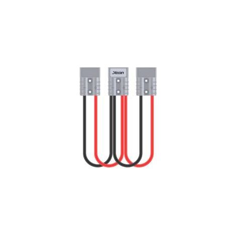 Convient au câble de charge rapide pour voiture Lntyq de 30 cm, 50 A 600 V, bobine simple, double connecteurs, convient aux chariots élévateurs, aux véhicules tout-terrain et aux voiturettes de golf. (1/2)