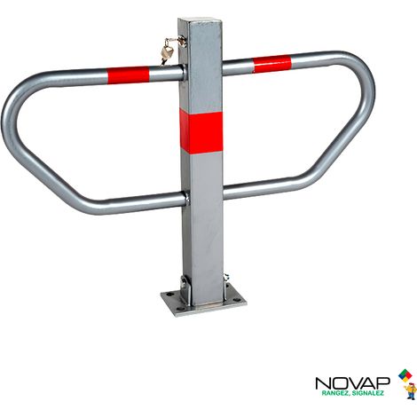 Barrière de parking Haute résistance avec serrure 600 x 800 mm - 6100546