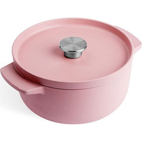 KitchenAid CC007430-001 Casseruola in Ghisa Smaltata Dried Rose 22 cm 3.3 L Forno Fino a 260°C colore Dried Rose