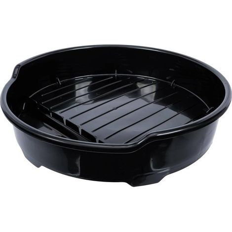 Bac de Récupération d'Huile 20L pour Fûts 200L - 59 x 16.2 x 59.5 cm - Résistant et Pratique pour Atelier - D-Work