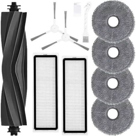 Kit d'Accessoires de Rechange Compatible Avec Dreame Bot L10 Prime/Pro - Aspirateur Robot, Brosse en Caoutchouc, Filtre HEPA, Brosse Latérale, Chiffon (1/5)
