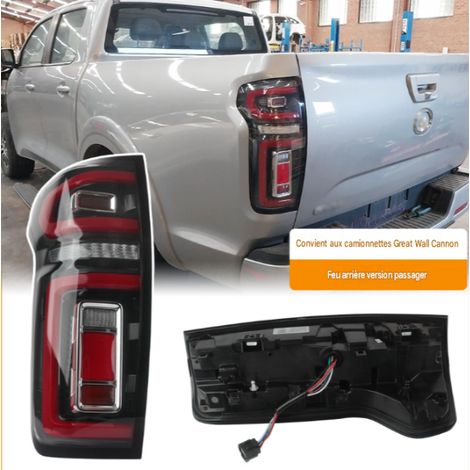 Feu Arrière Complet Gauche LED pour Pick-up Great Wall Poer Version Tourisme Bloc optique arrière multifonction feu stop, clignotant, feu de recul étanche IP65, pièce remplacement origine Great Wall (1/4)