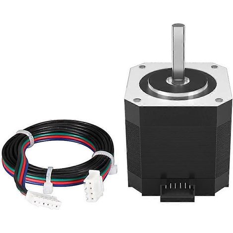 42 Schrittmotorsteuerung, D-Achsen-Gleichstrommotor, 1,8°-Winkel, 2 A, zweiphasig, 4-adrig, für 3D-Drucker-Motorteile (1/5)