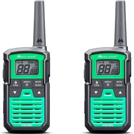 Talkie-walkie MIDLAND XT30 Pro Noir/Vert-Online Store (1/5)