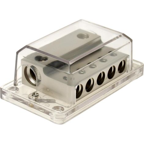 bloc de distribution -silver- 2x35-50 mm2 - 5x20 mm2