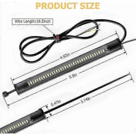 2 luces LED intermitentes para motocicleta (1/4)